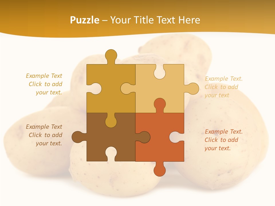 Golden Tuber Agriculture PowerPoint Template