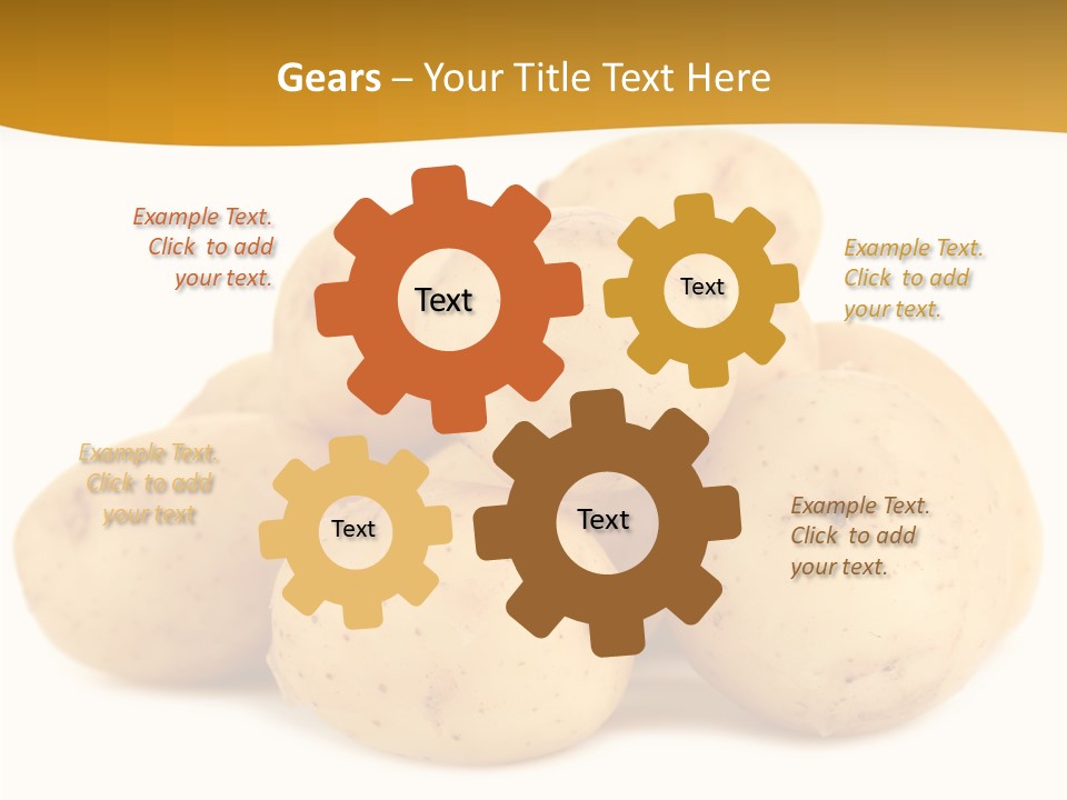 Golden Tuber Agriculture PowerPoint Template