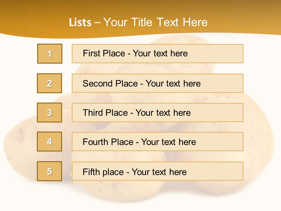 Golden Tuber Agriculture PowerPoint Template