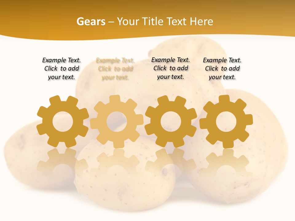 Golden Tuber Agriculture PowerPoint Template