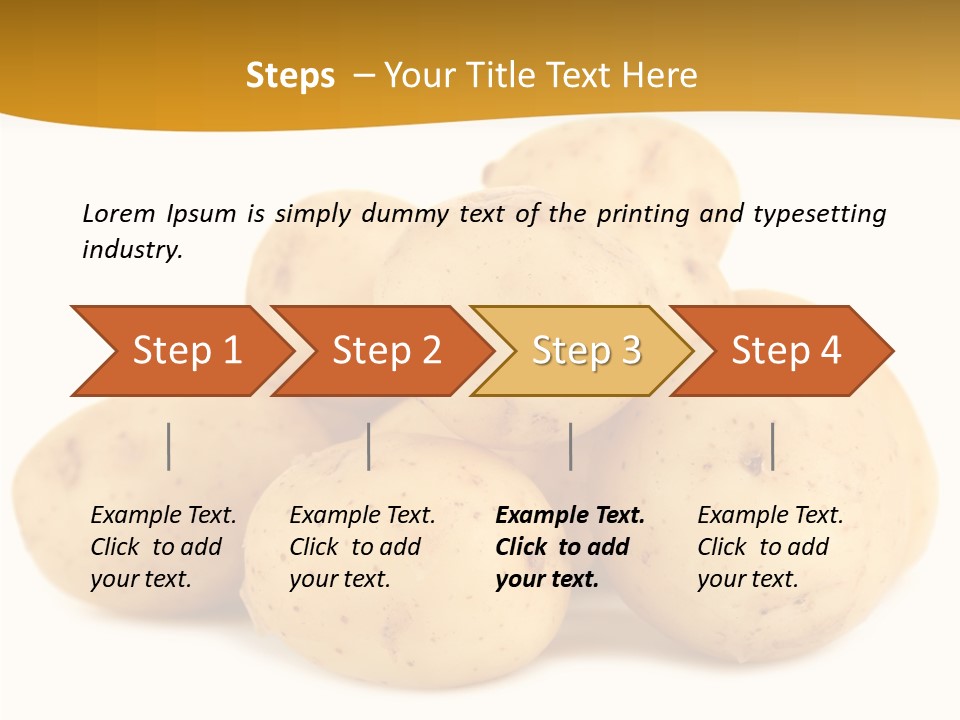 Golden Tuber Agriculture PowerPoint Template