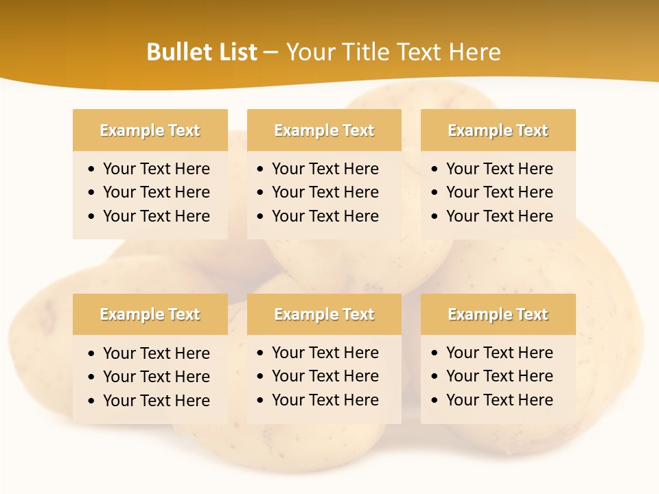 Golden Tuber Agriculture PowerPoint Template