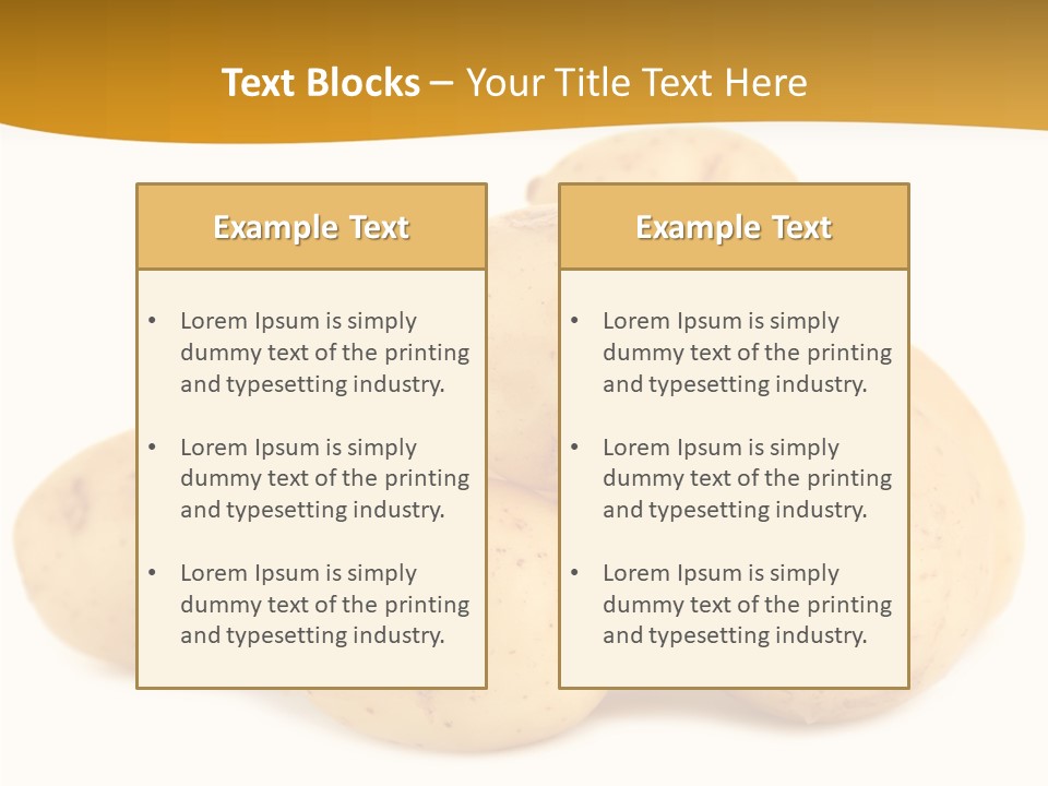 Golden Tuber Agriculture PowerPoint Template