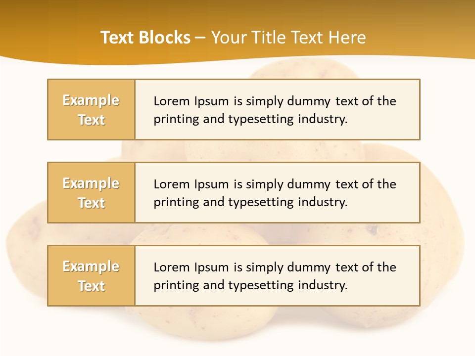 Golden Tuber Agriculture PowerPoint Template