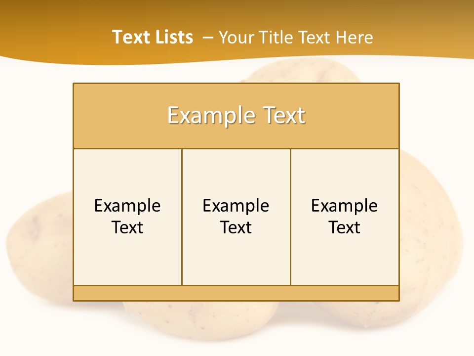 Golden Tuber Agriculture PowerPoint Template