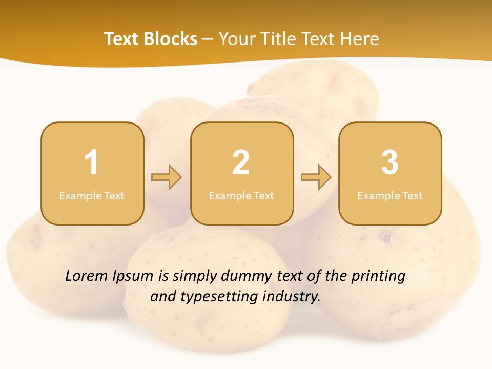 Golden Tuber Agriculture PowerPoint Template