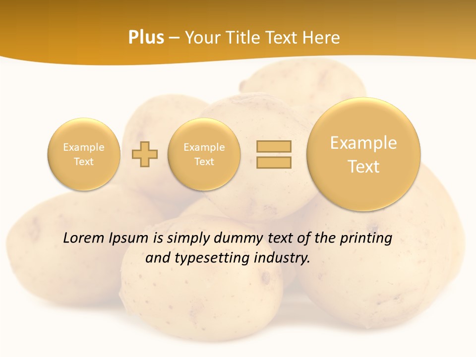 Golden Tuber Agriculture PowerPoint Template