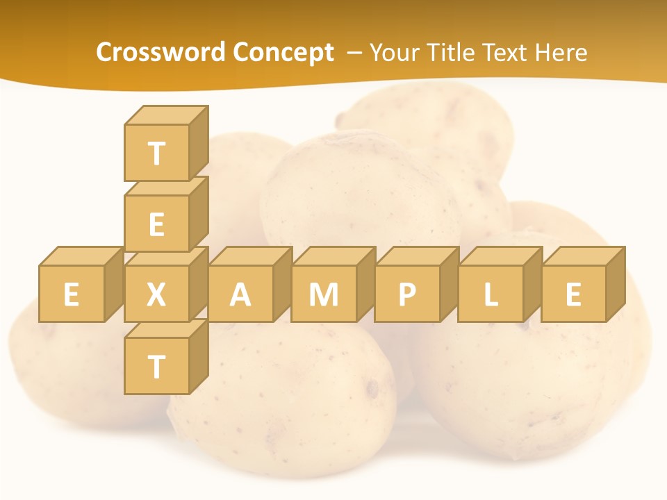 Golden Tuber Agriculture PowerPoint Template