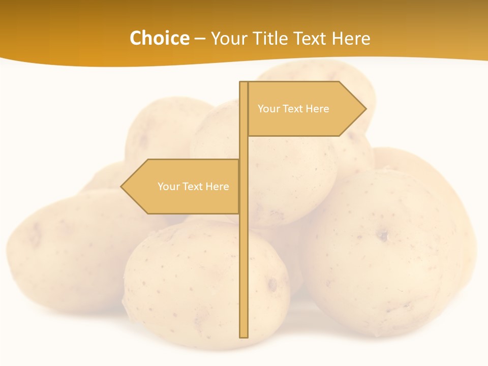 Golden Tuber Agriculture PowerPoint Template