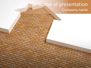 Metaphor Brick House PowerPoint Template