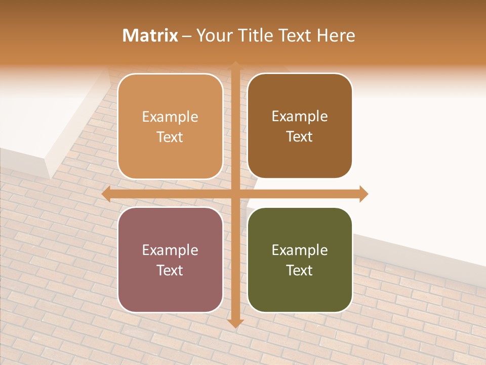 Metaphor Brick House PowerPoint Template