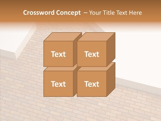 Metaphor Brick House PowerPoint Template