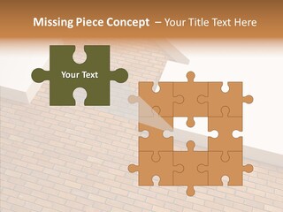 Metaphor Brick House PowerPoint Template