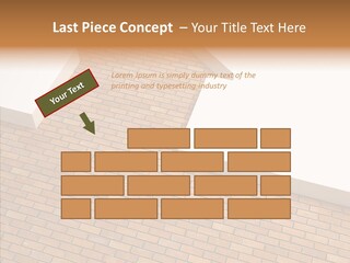 Metaphor Brick House PowerPoint Template