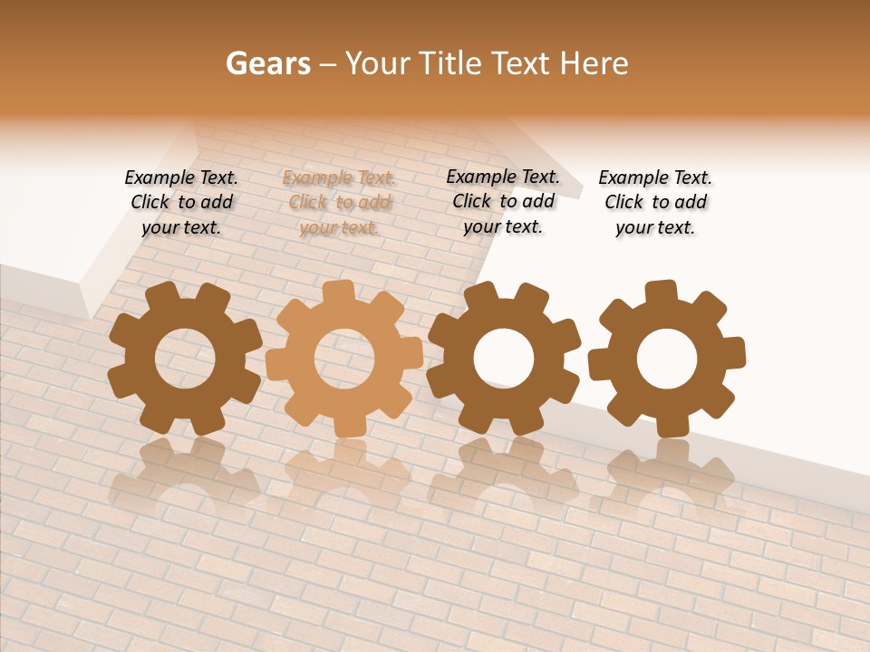 Metaphor Brick House PowerPoint Template