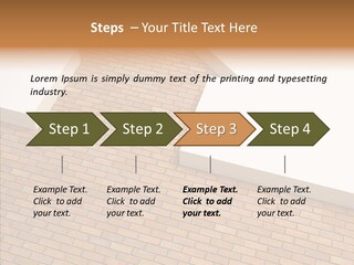 Metaphor Brick House PowerPoint Template