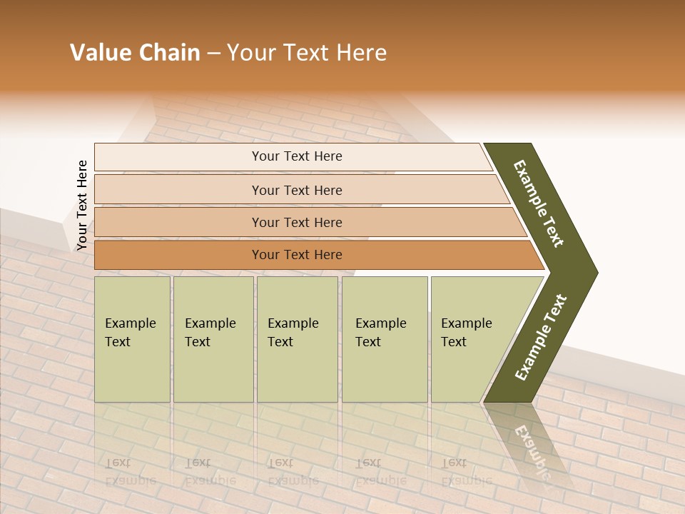 Metaphor Brick House PowerPoint Template