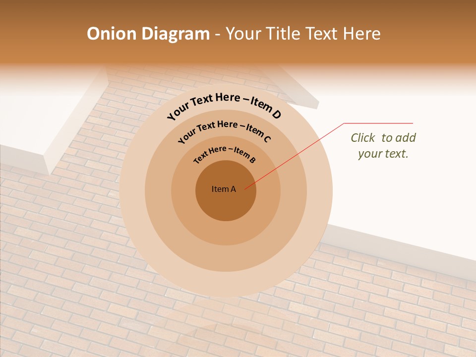Metaphor Brick House PowerPoint Template