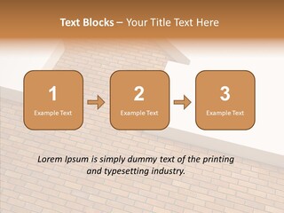 Metaphor Brick House PowerPoint Template