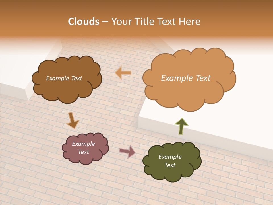 Metaphor Brick House PowerPoint Template