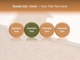 Metaphor Brick House PowerPoint Template