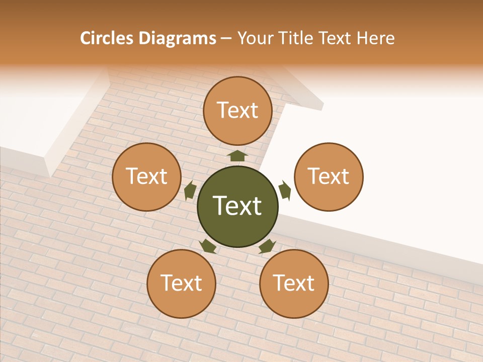 Metaphor Brick House PowerPoint Template