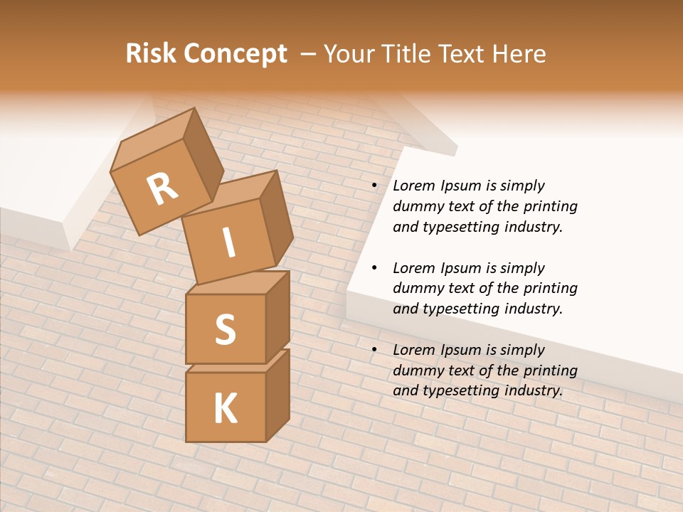 Metaphor Brick House PowerPoint Template