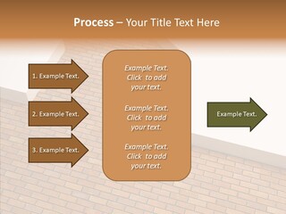 Metaphor Brick House PowerPoint Template