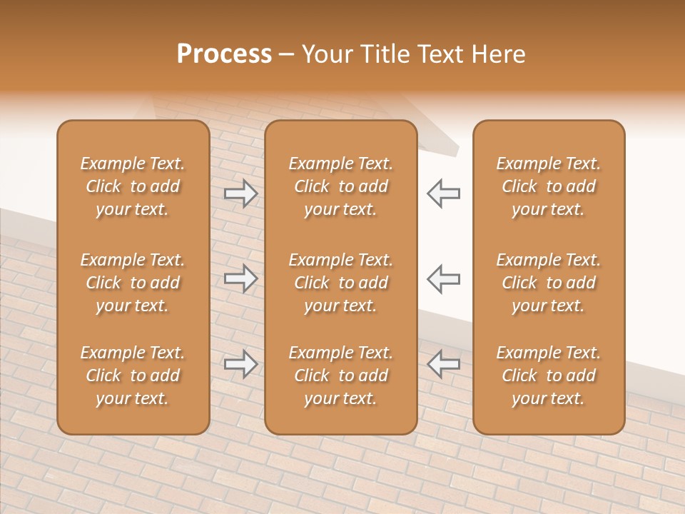 Metaphor Brick House PowerPoint Template