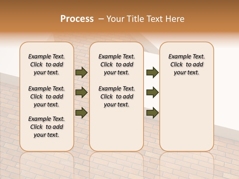 Metaphor Brick House PowerPoint Template