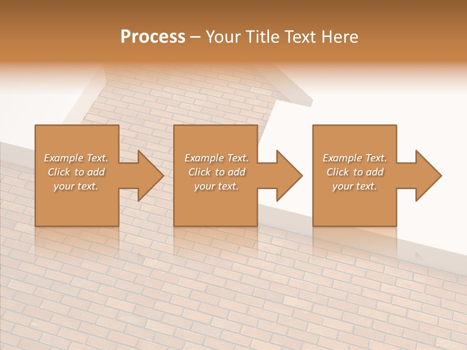 Metaphor Brick House PowerPoint Template