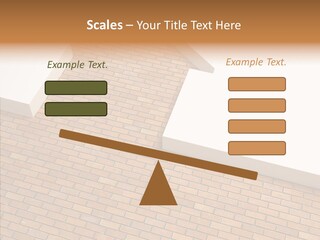 Metaphor Brick House PowerPoint Template