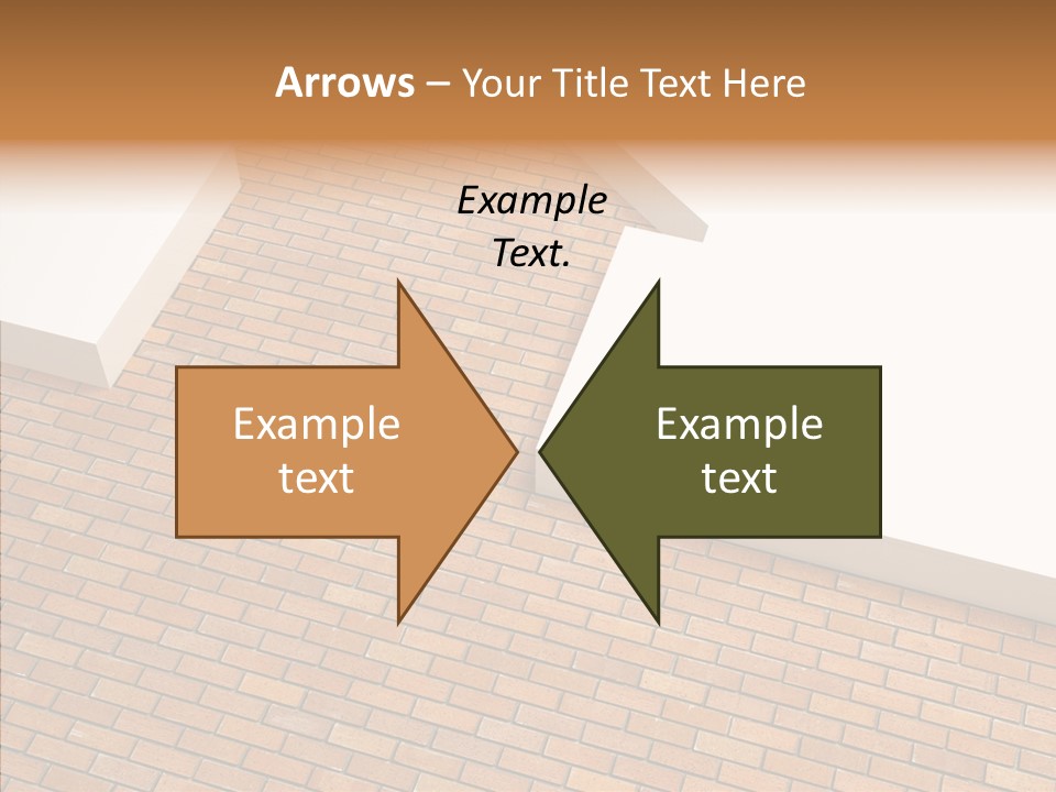 Metaphor Brick House PowerPoint Template