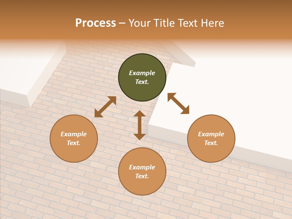 Metaphor Brick House PowerPoint Template