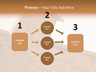 Metaphor Brick House PowerPoint Template