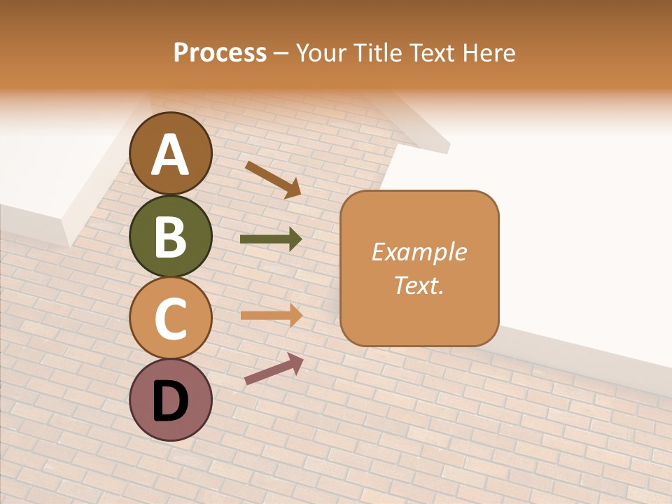 Metaphor Brick House PowerPoint Template