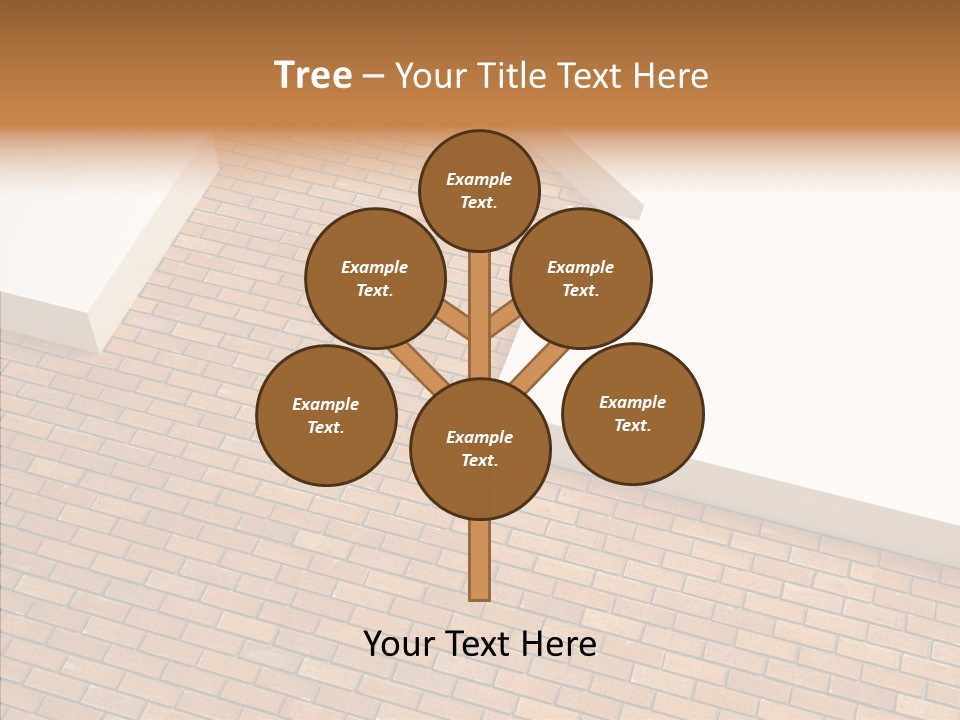 Metaphor Brick House PowerPoint Template