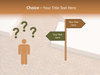 Metaphor Brick House PowerPoint Template