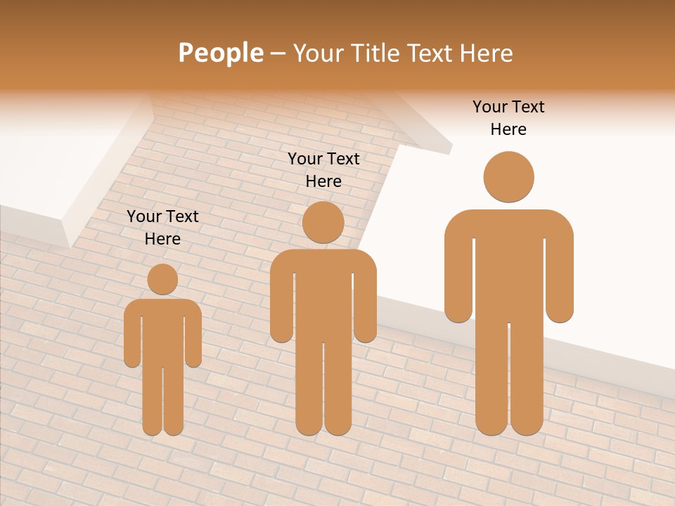 Metaphor Brick House PowerPoint Template