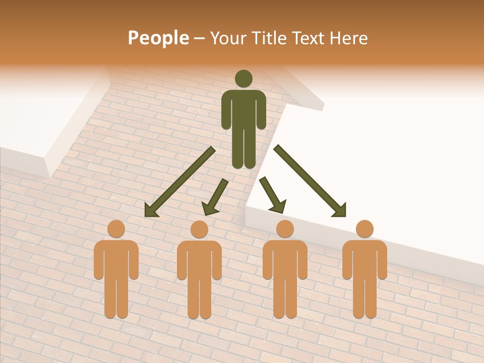 Metaphor Brick House PowerPoint Template