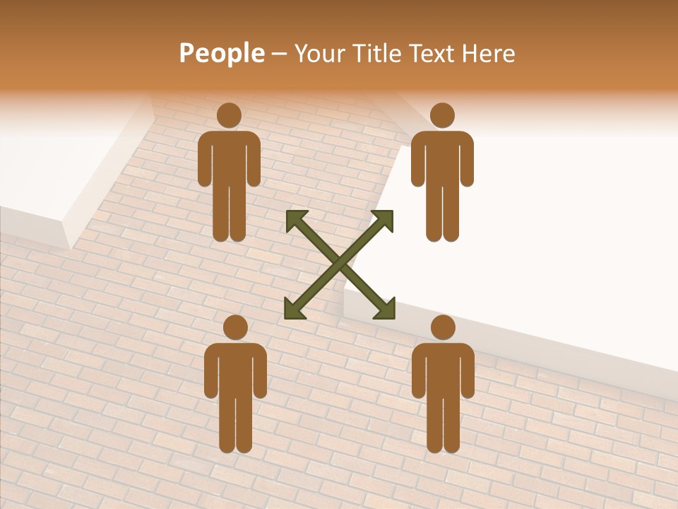 Metaphor Brick House PowerPoint Template