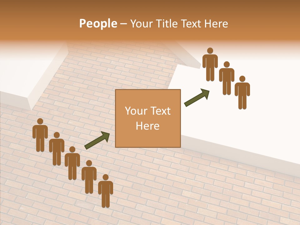 Metaphor Brick House PowerPoint Template