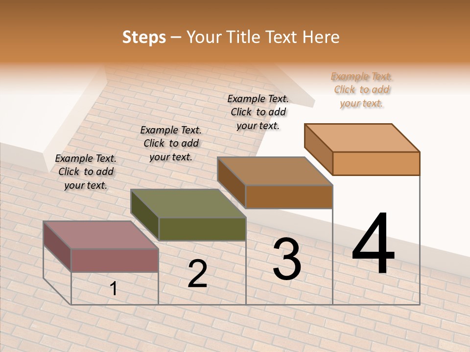 Metaphor Brick House PowerPoint Template
