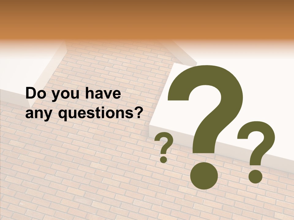 Metaphor Brick House PowerPoint Template