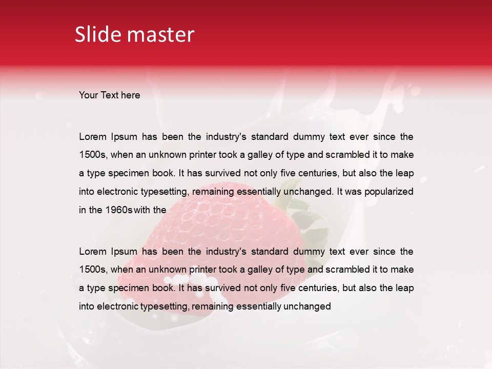 Purity Delicious Fresh PowerPoint Template