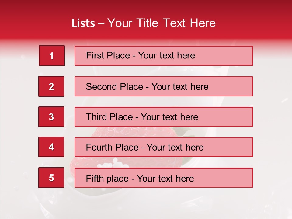 Purity Delicious Fresh PowerPoint Template