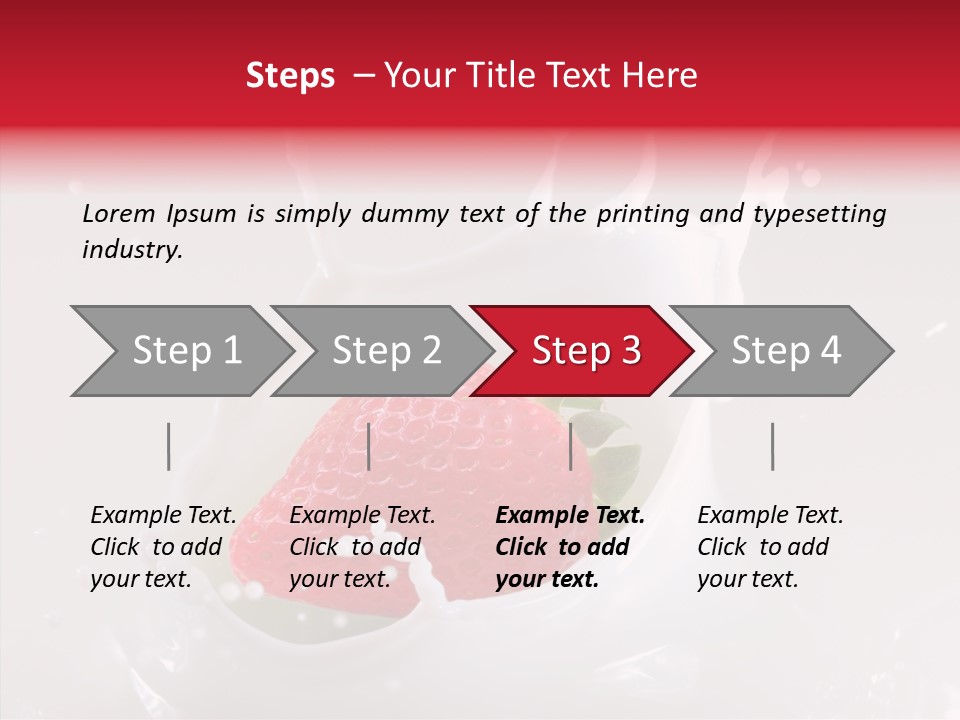 Purity Delicious Fresh PowerPoint Template