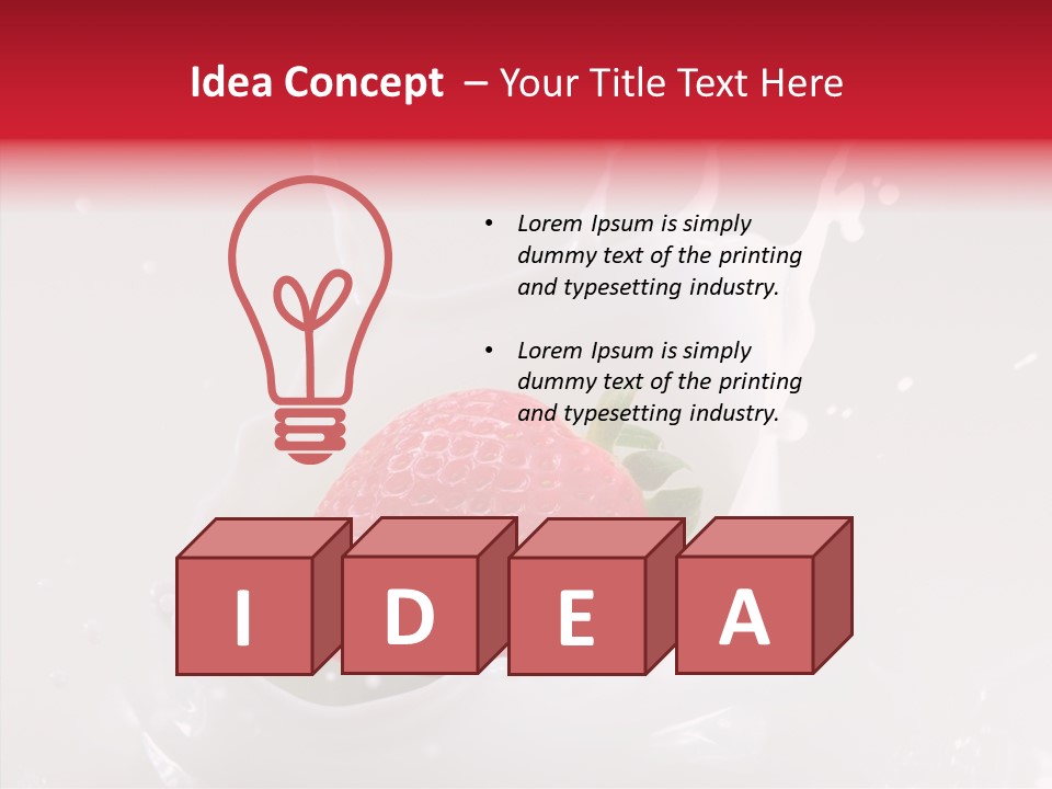 Purity Delicious Fresh PowerPoint Template