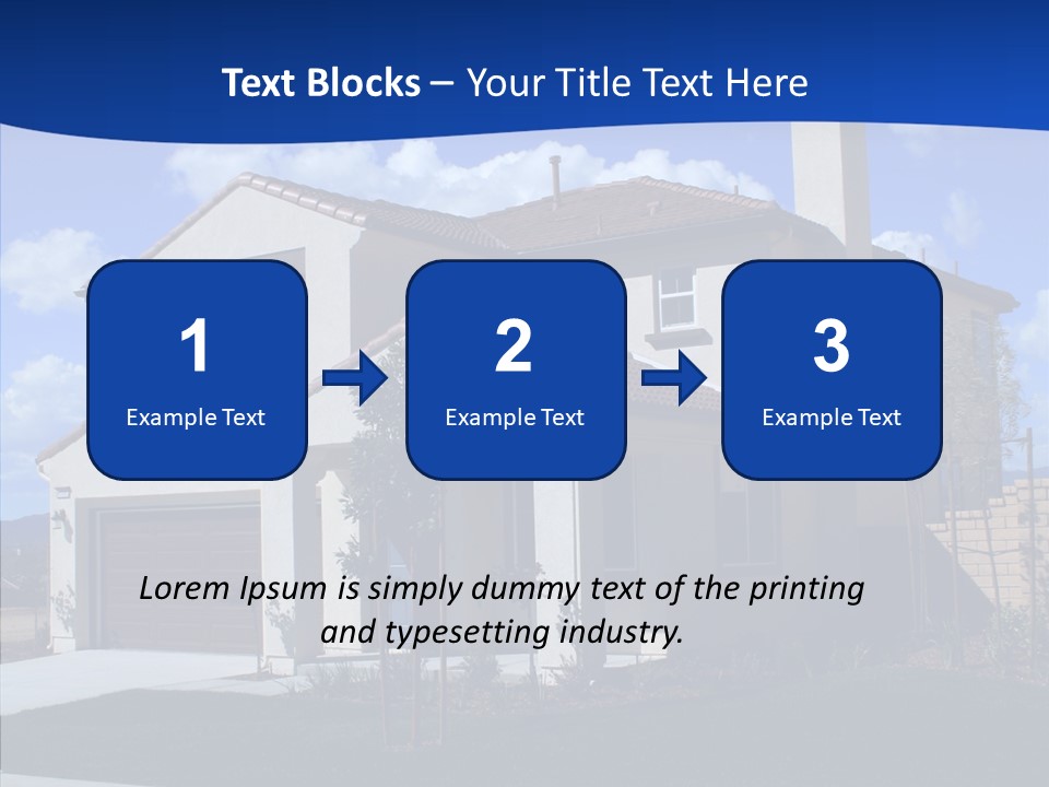 Masonry Dwelling Unique PowerPoint Template