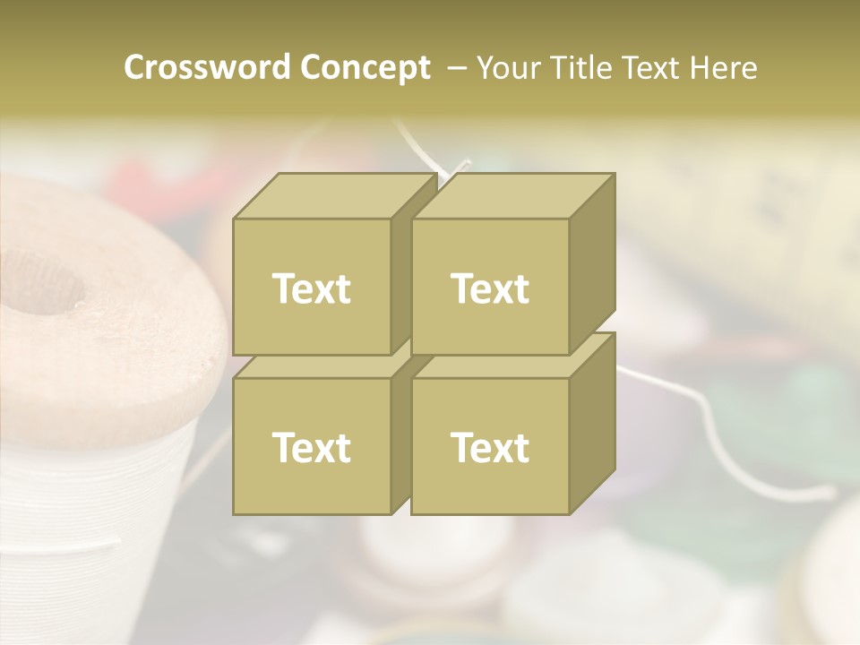 Thorn White Tailor PowerPoint Template